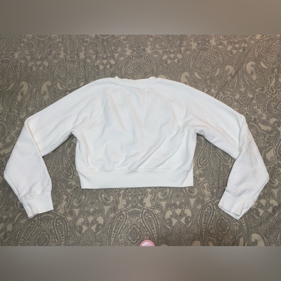 TNA Aritzia white cropped pullover sweater - Picture 2 of 6